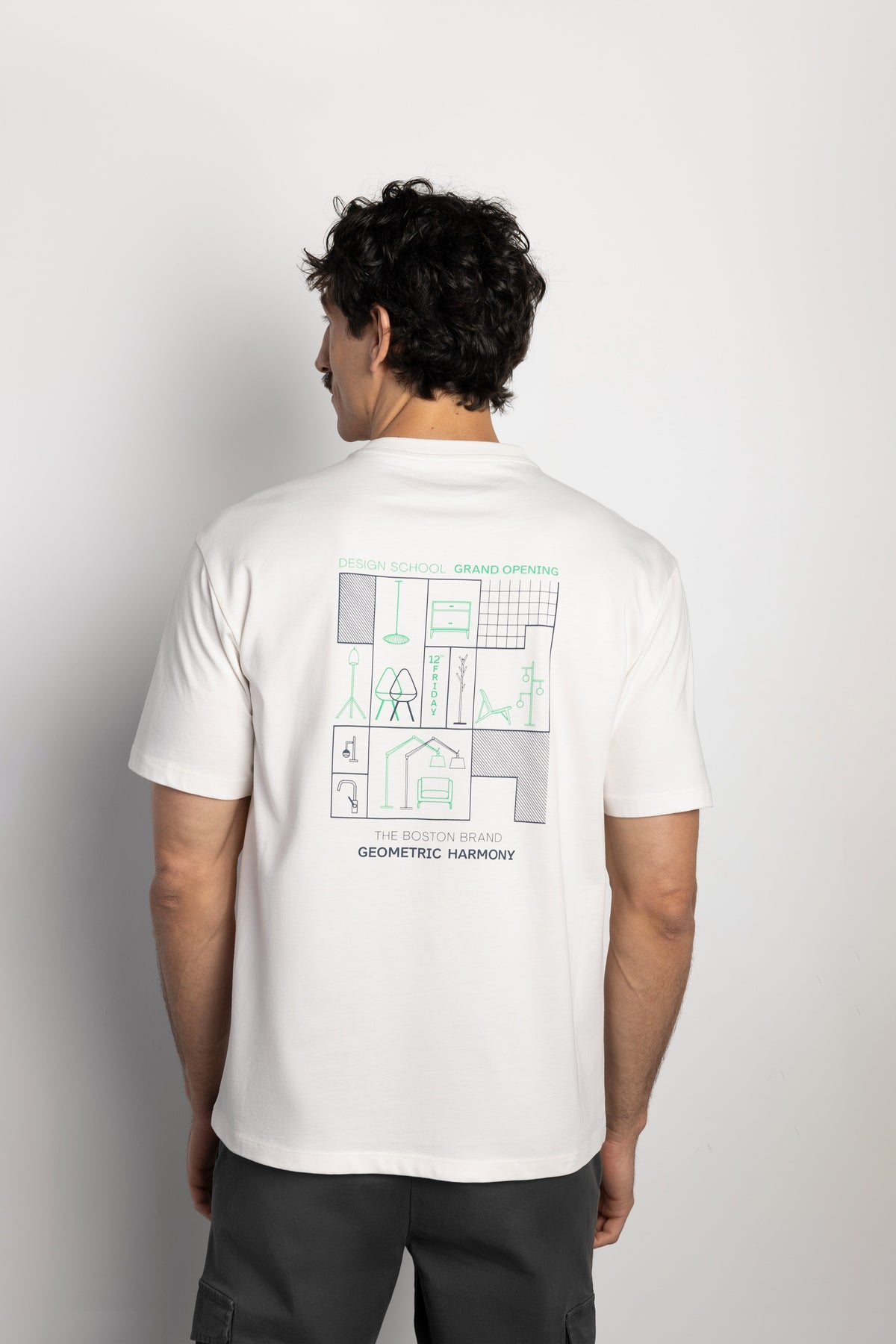Camiseta confort geometric