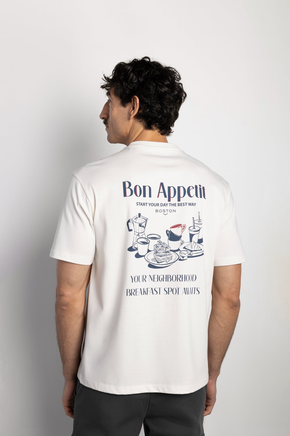 Camiseta confort "Bon Appetit"