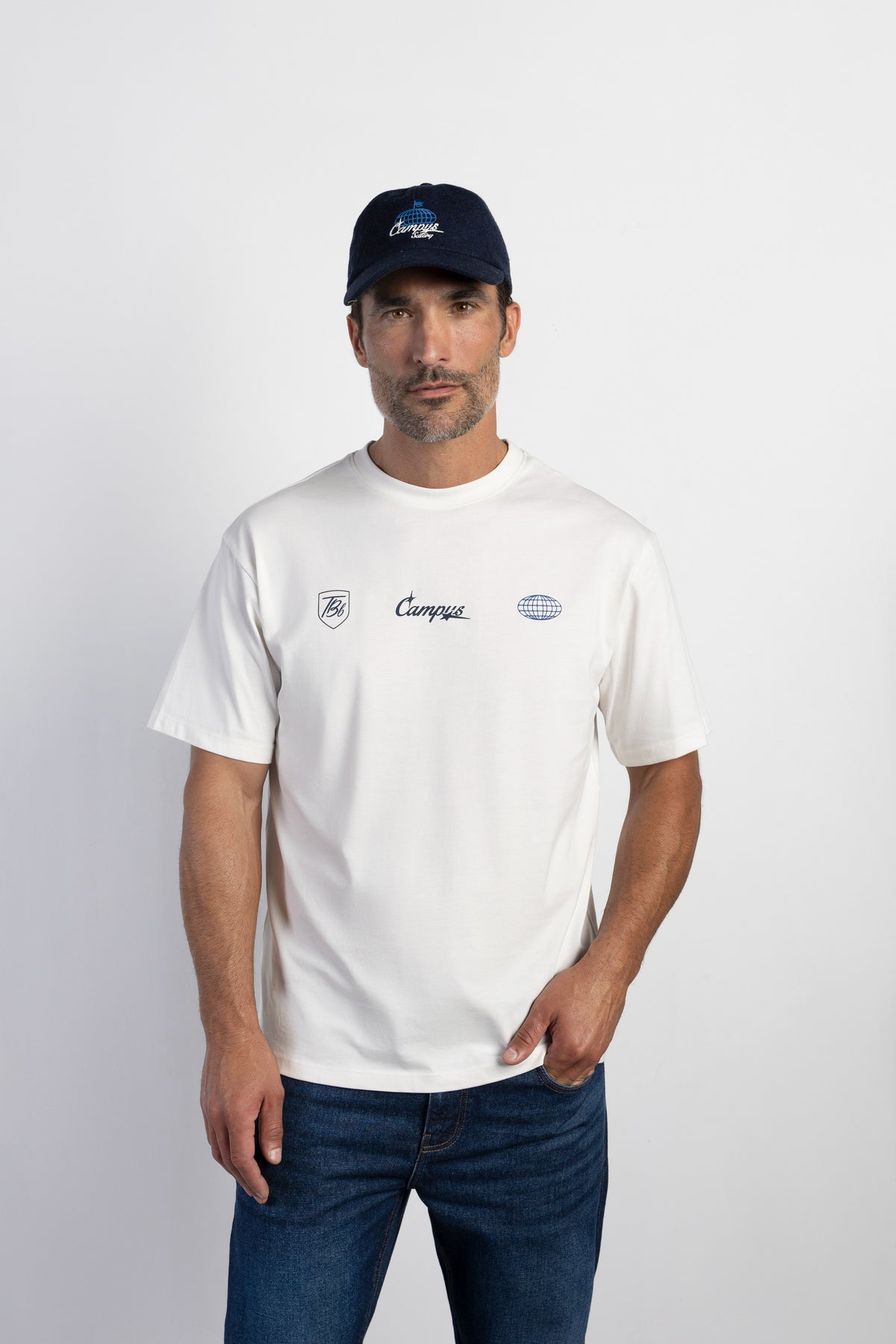Camiseta confort gráfica 'Campus Satori'
