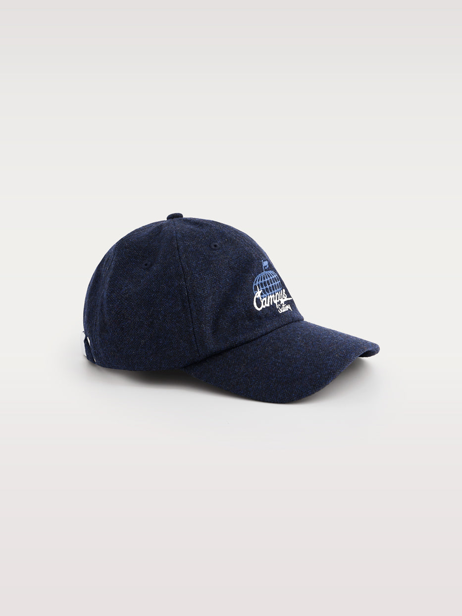 Gorra paño bordada