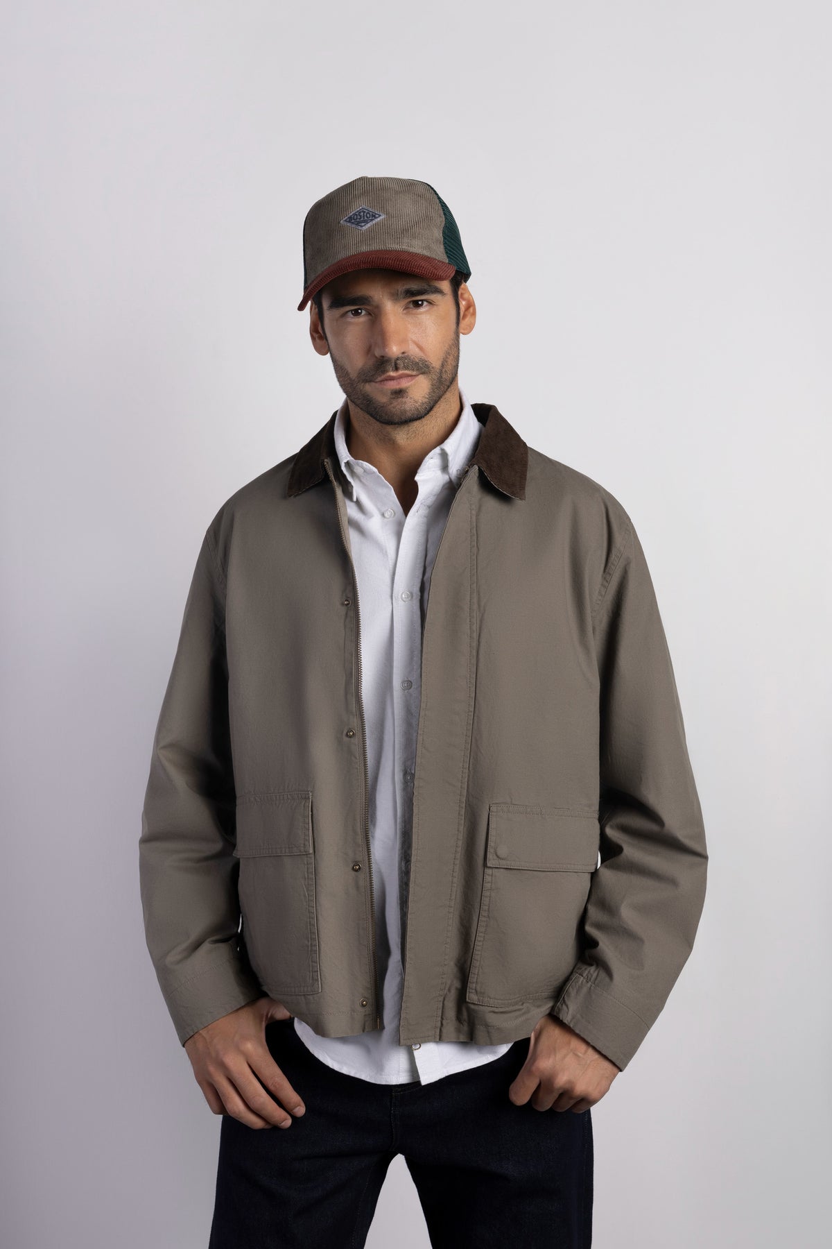 Parka cuello pana