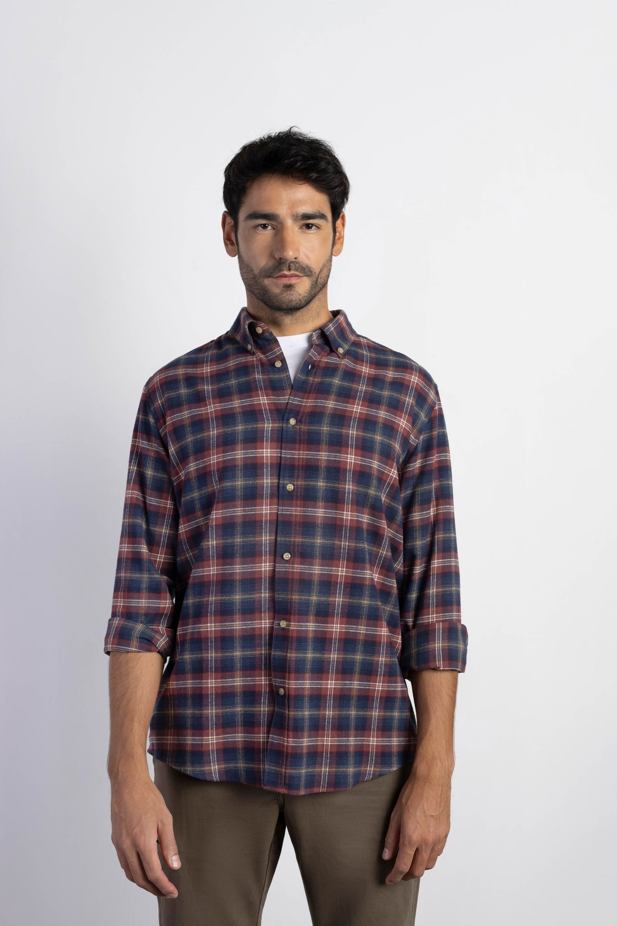 Camisa regular fit cuadros