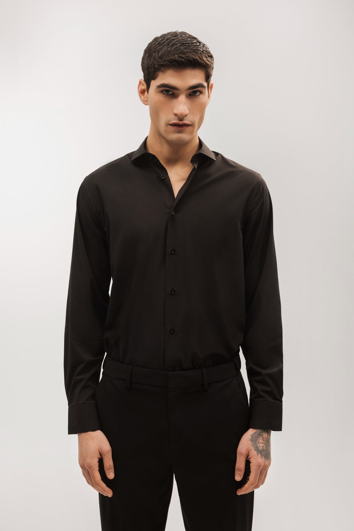 Camisa de vestir slim fit water repellent