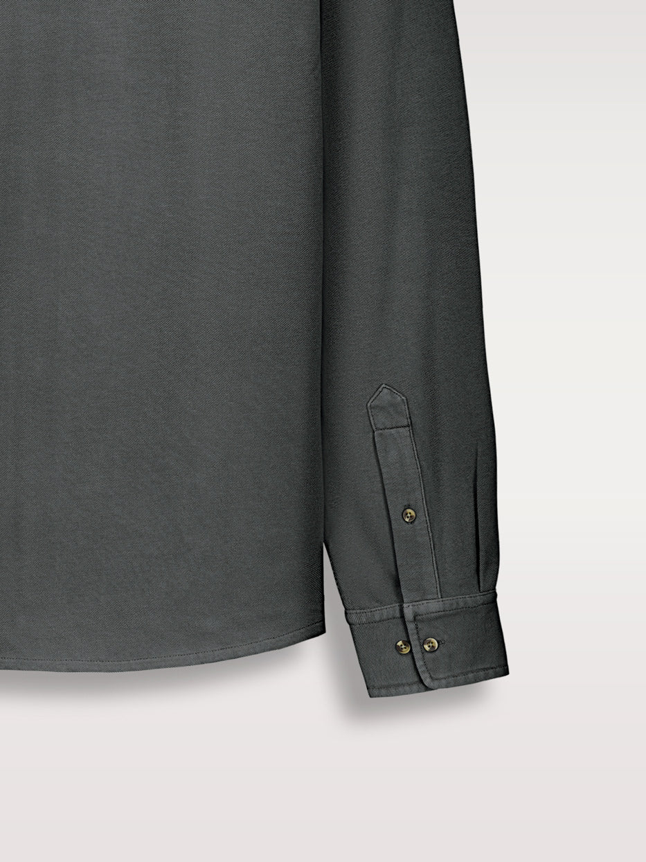 Camisa regular fit punto piqué