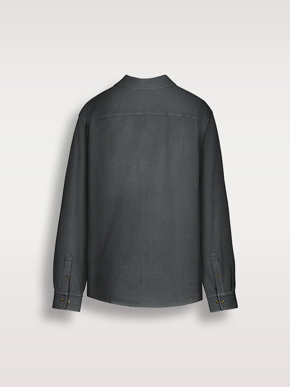 Camisa regular fit punto piqué