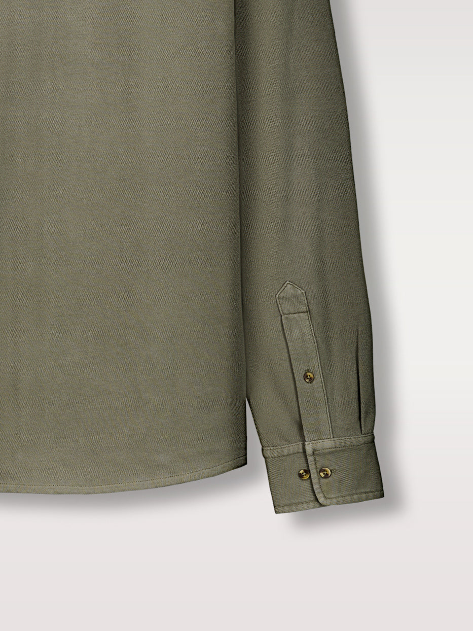 Camisa regular fit punto piqué