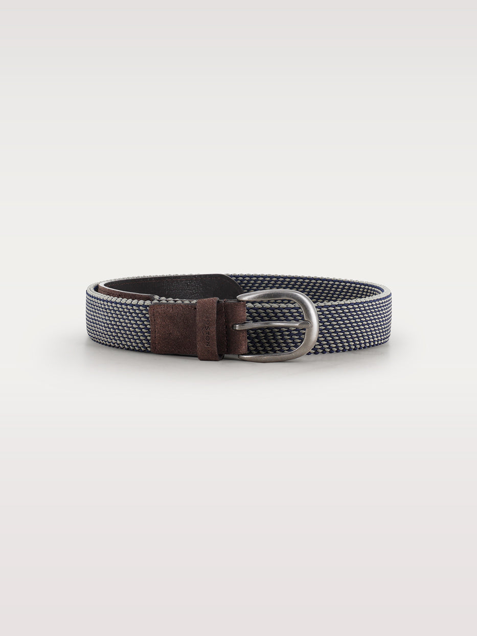 Elastic striped belt
