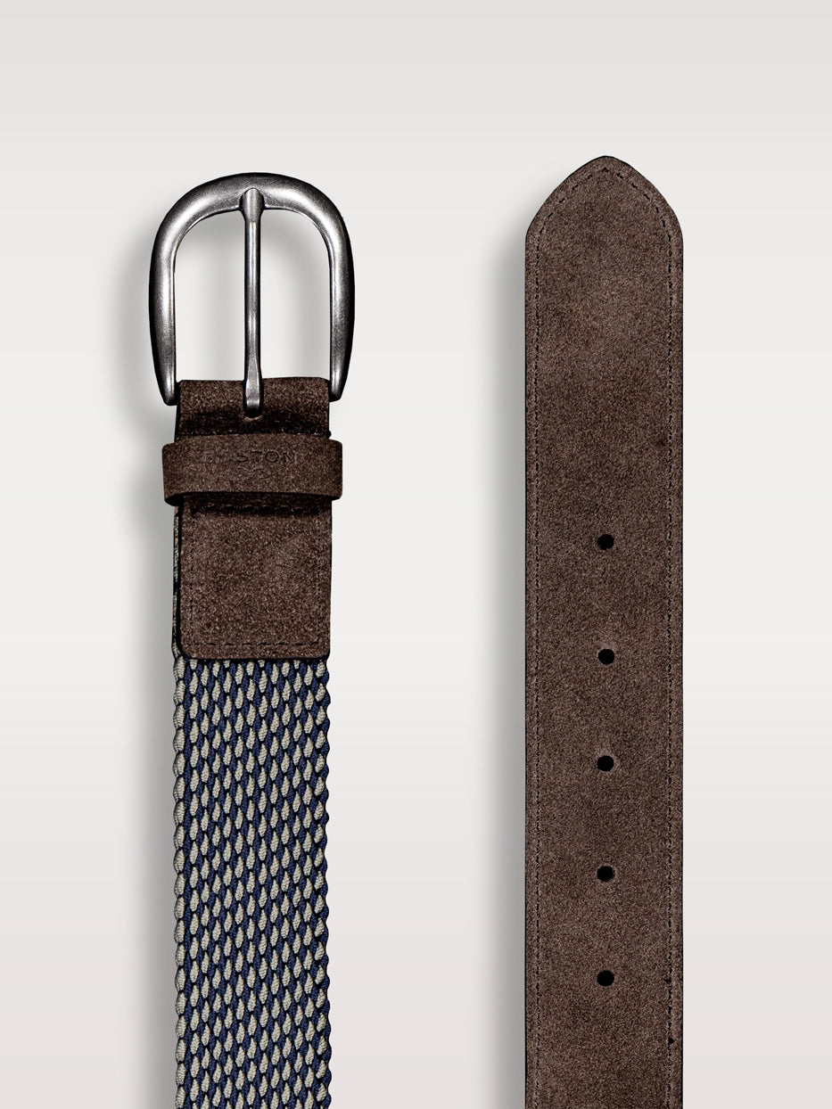 Elastic striped belt