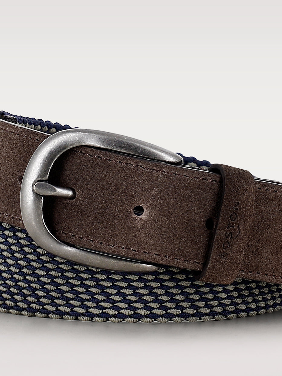 Elastic striped belt