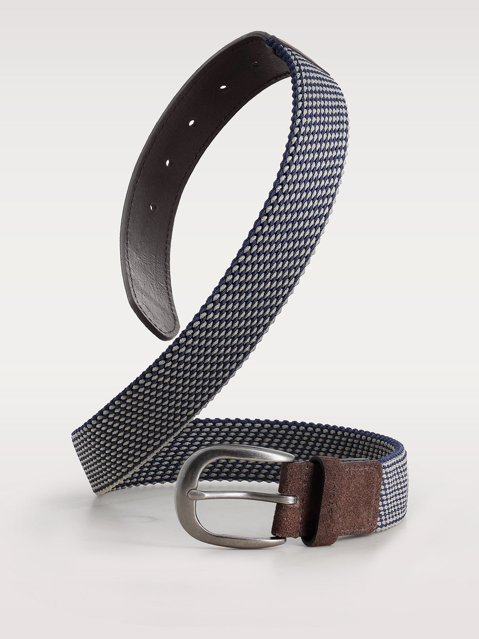 Elastic striped belt