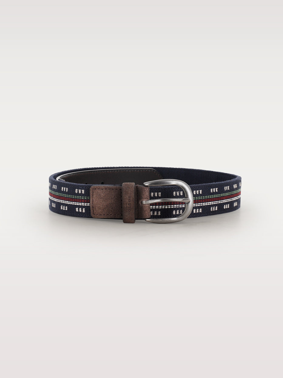 Embroidered belt