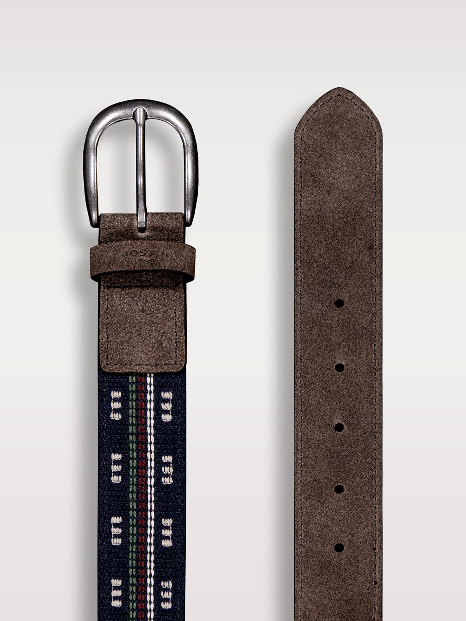 Embroidered belt