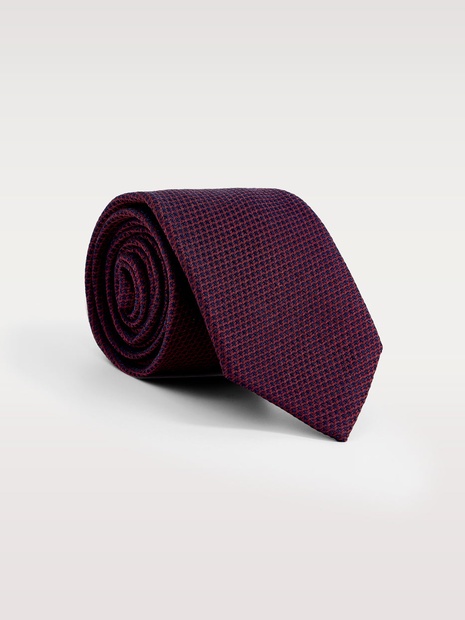 Corbata falso liso microgeométrico