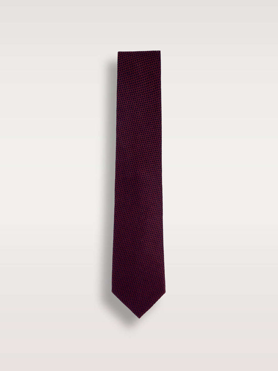 Corbata falso liso microgeométrico