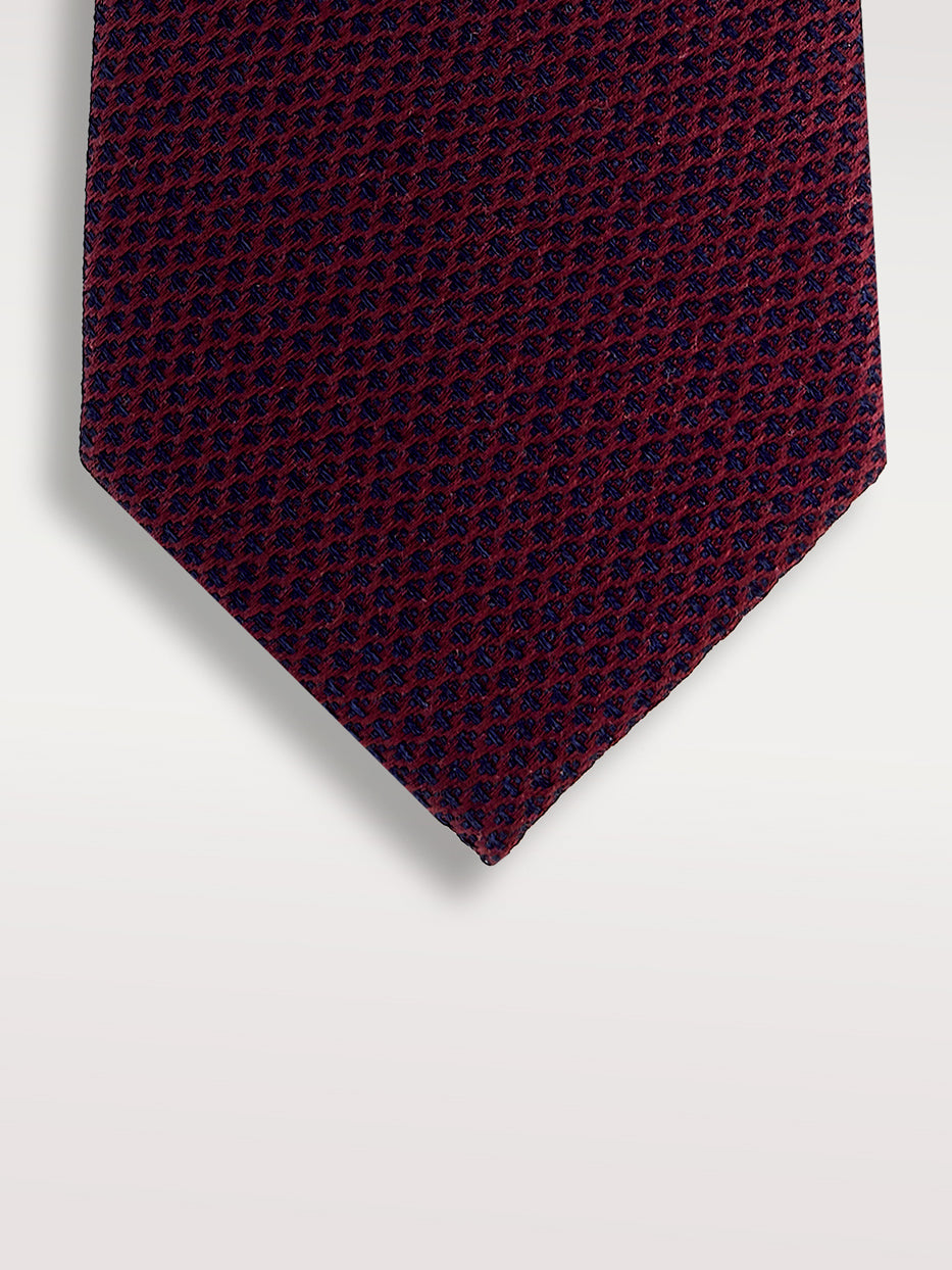 Corbata falso liso microgeométrico