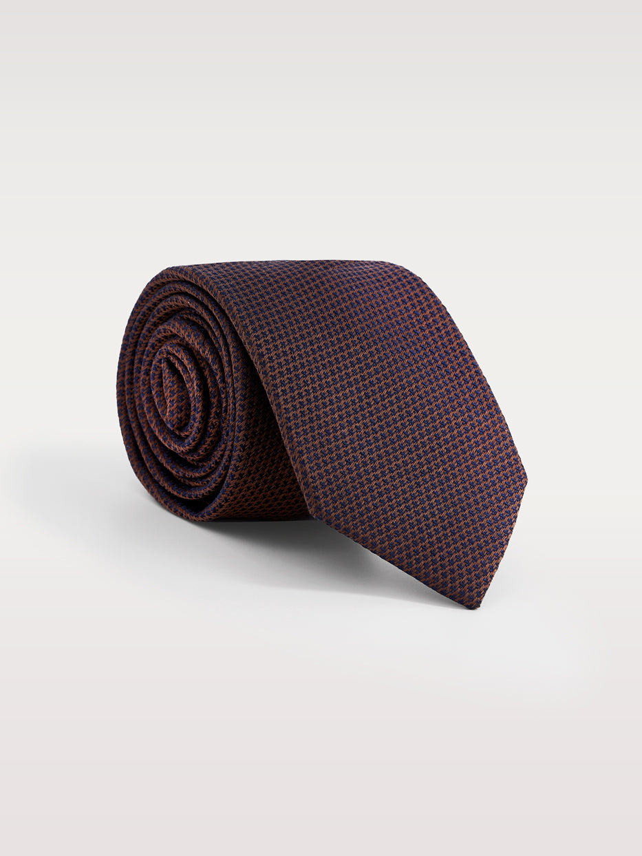 Corbata falso liso microgeométrico