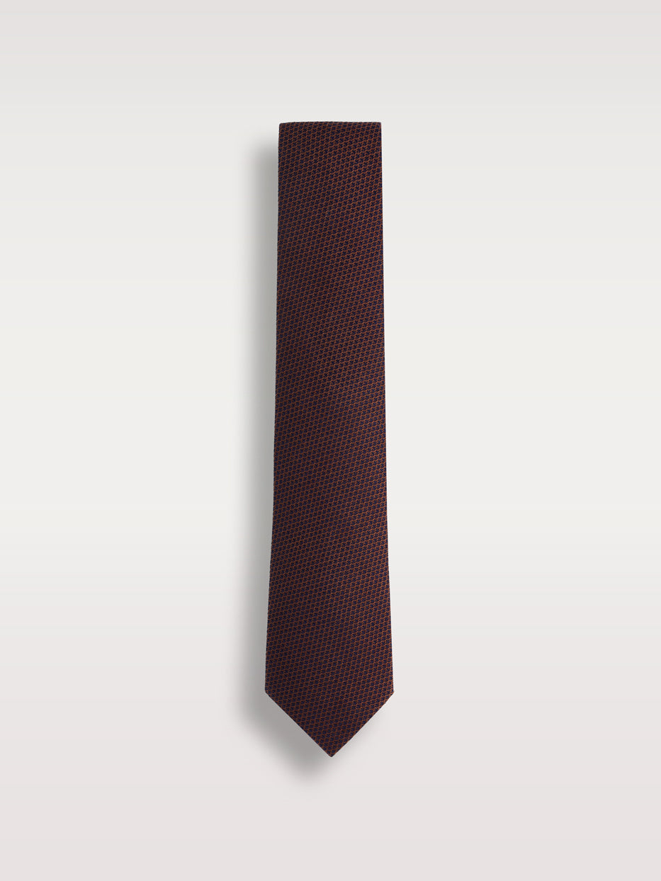 Corbata falso liso microgeométrico