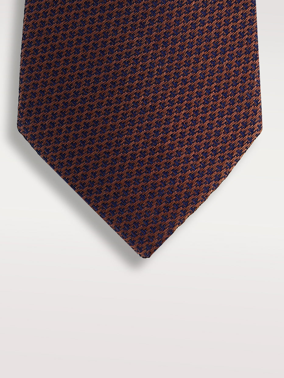 Corbata falso liso microgeométrico
