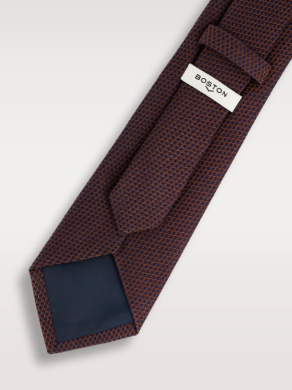 Corbata falso liso microgeométrico
