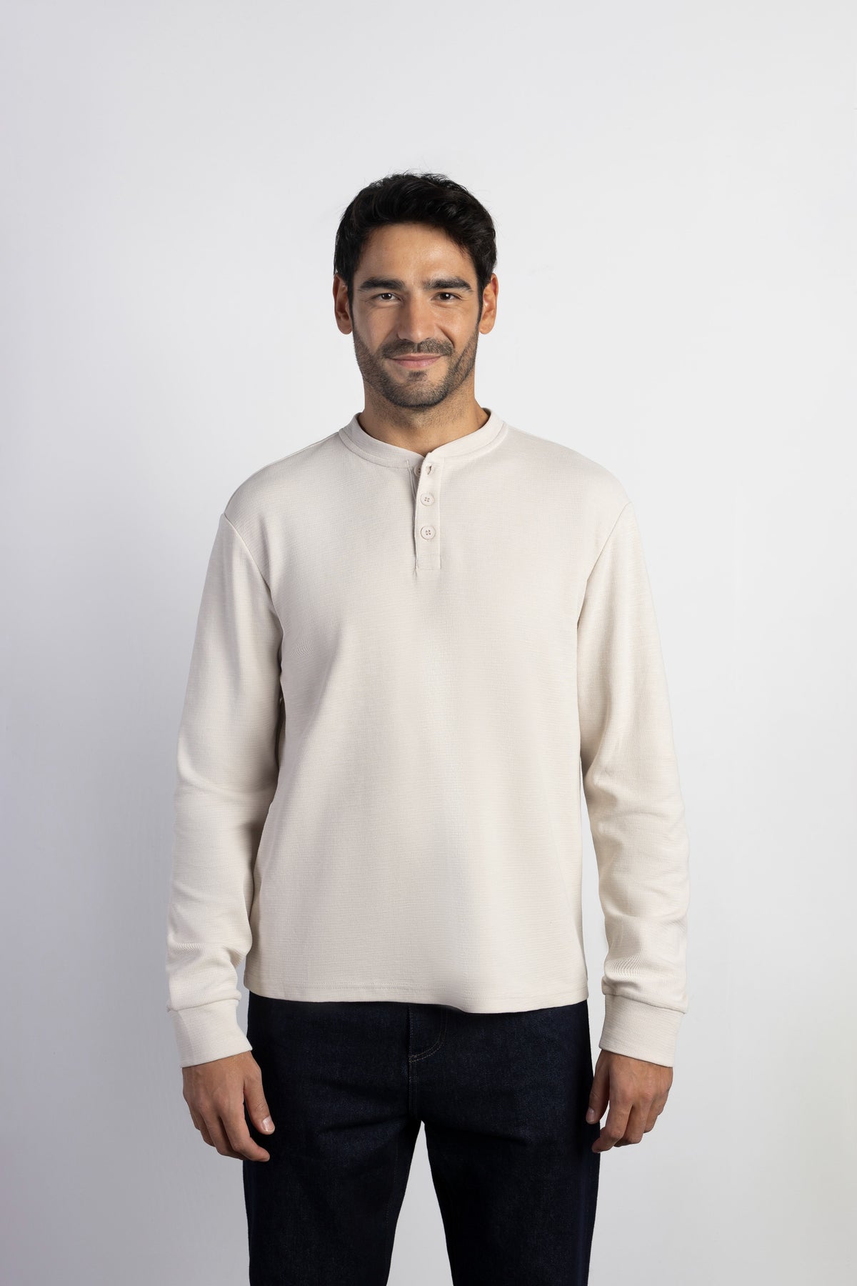 Camiseta punto cuello panadero