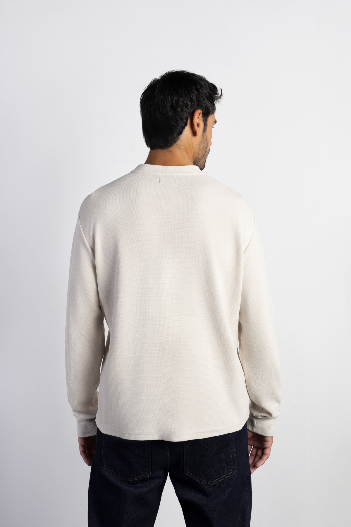 Camiseta punto cuello panadero
