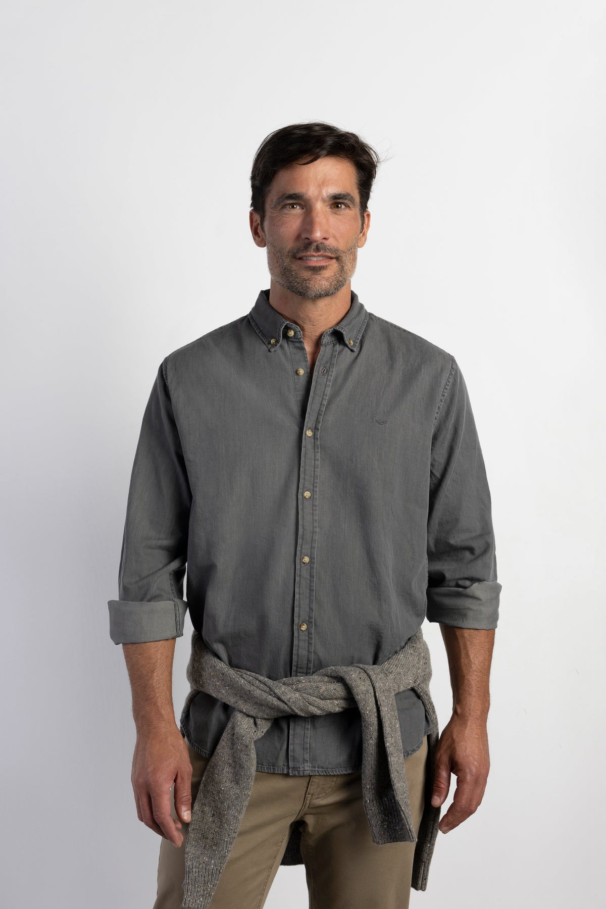 Camisa denim regular fit