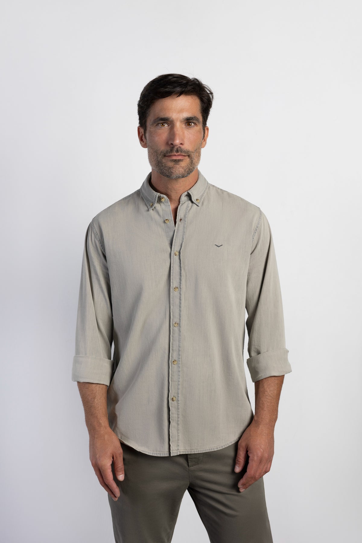 Camisa denim regular fit