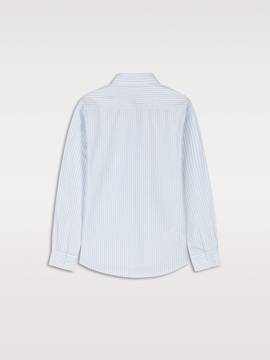 Camisa 100% algodón regular fit rayas