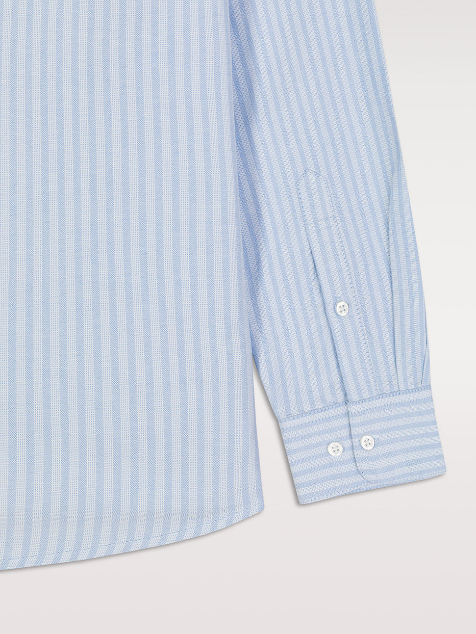 Camisa 100% algodón regular fit rayas