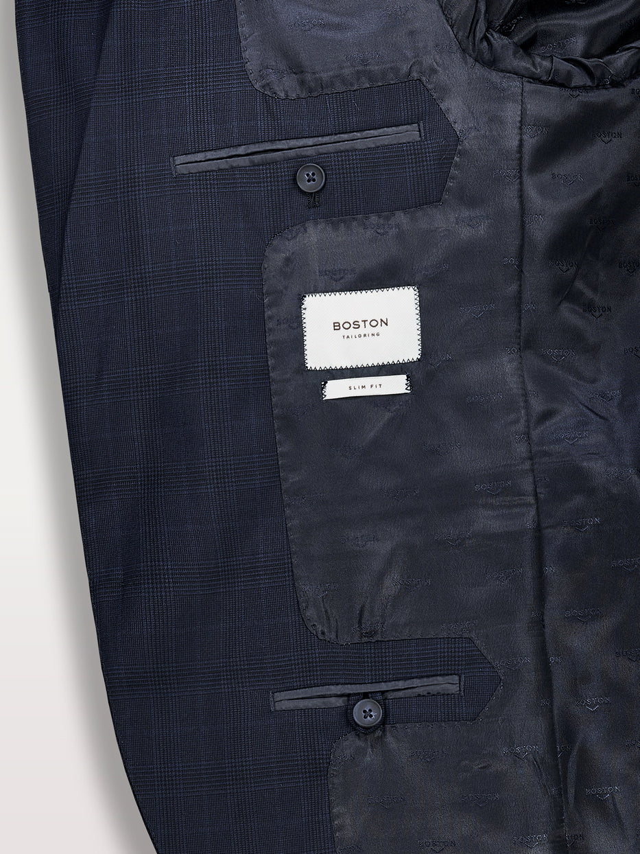 Americana traje slim fit cuadros