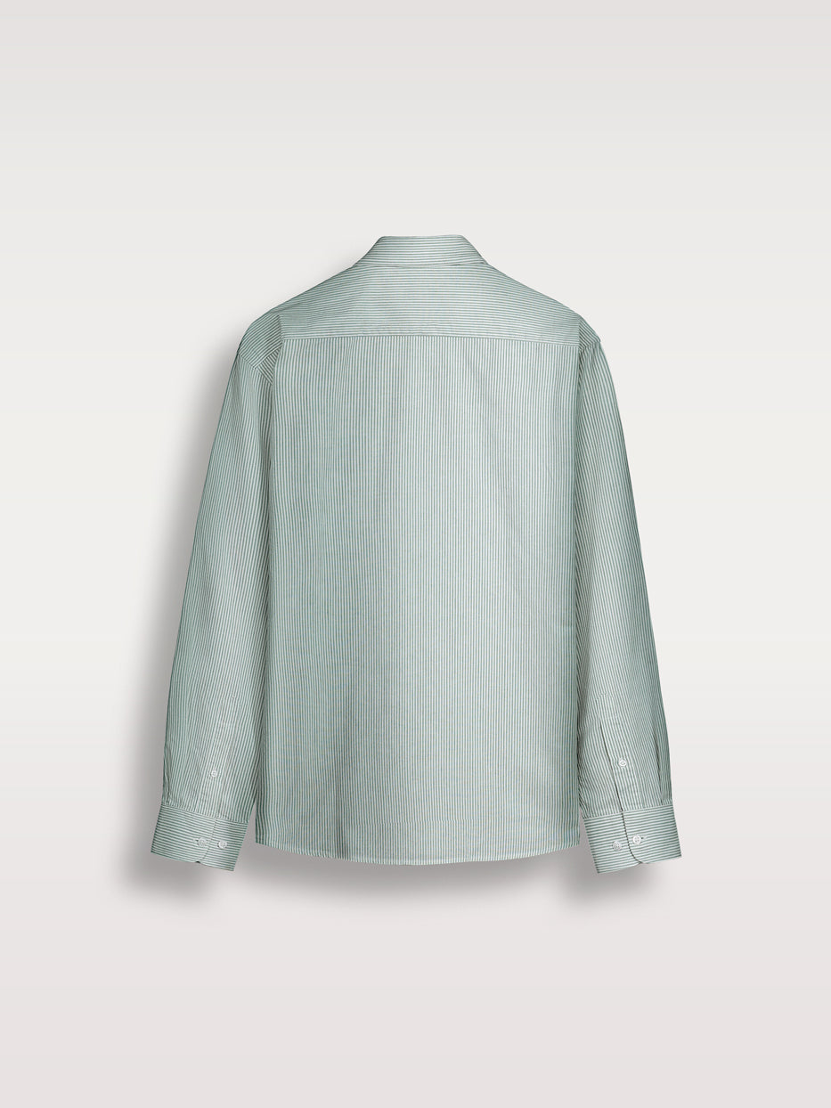 Camisa oxford regular fit rayas