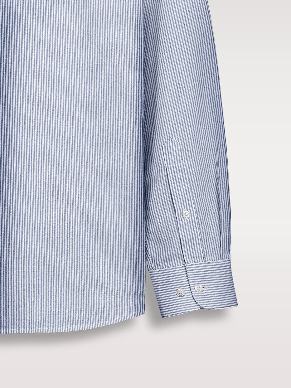 Camisa oxford regular fit rayas