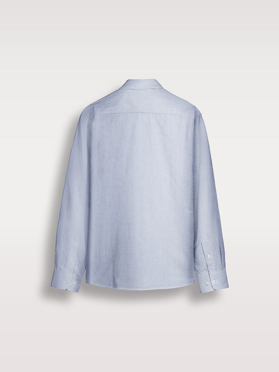 Camisa oxford regular fit rayas