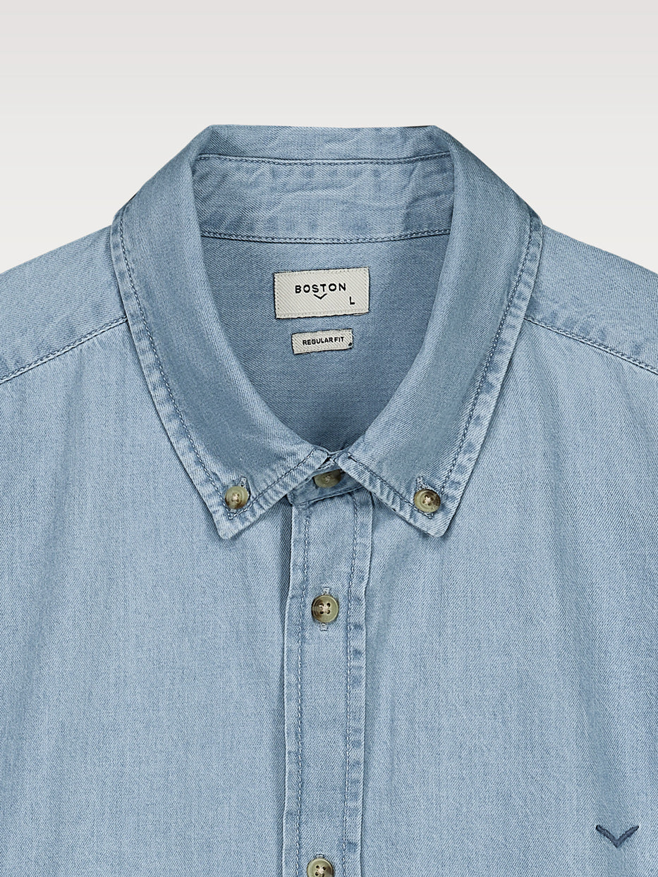 Camisa regular fit tejana