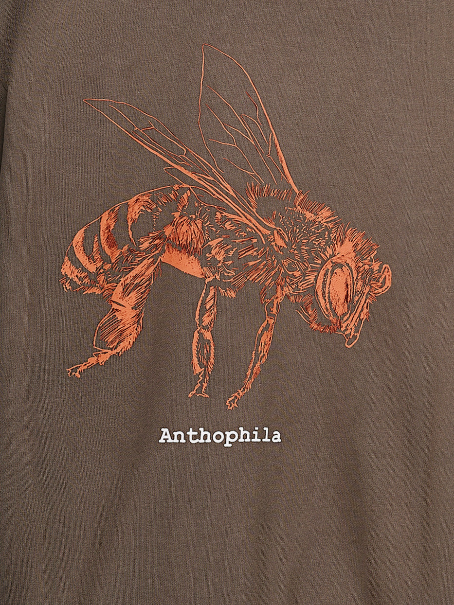 Sudadera confort print abeja