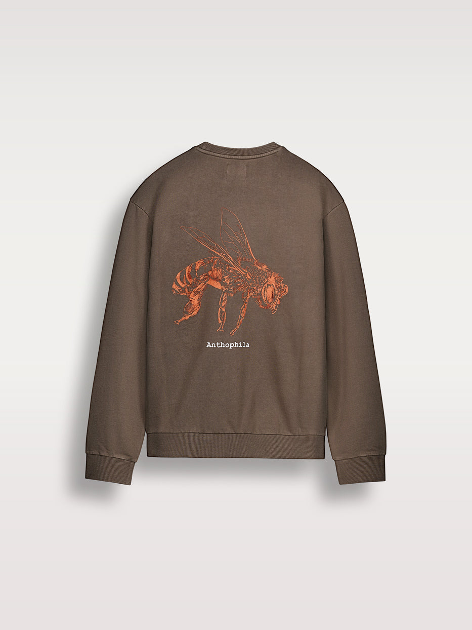Sudadera confort print abeja