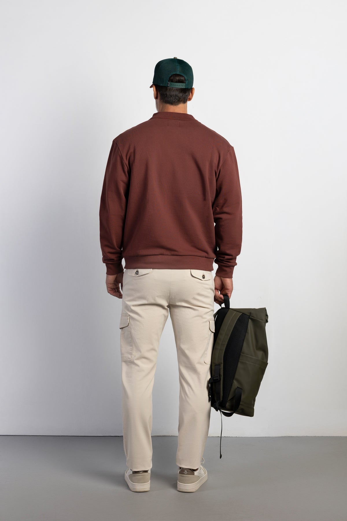 Pantalón slim fit chino cargo
