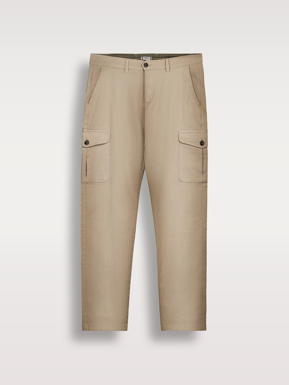 Pantalón slim fit chino cargo