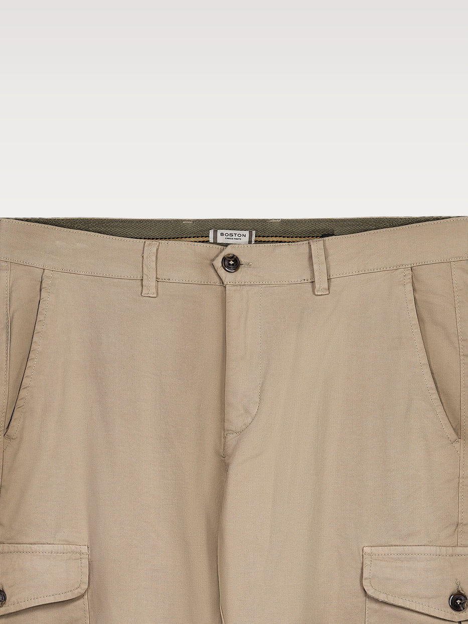 Pantalón slim fit chino cargo