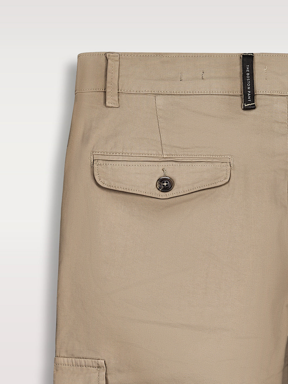 Pantalón slim fit chino cargo