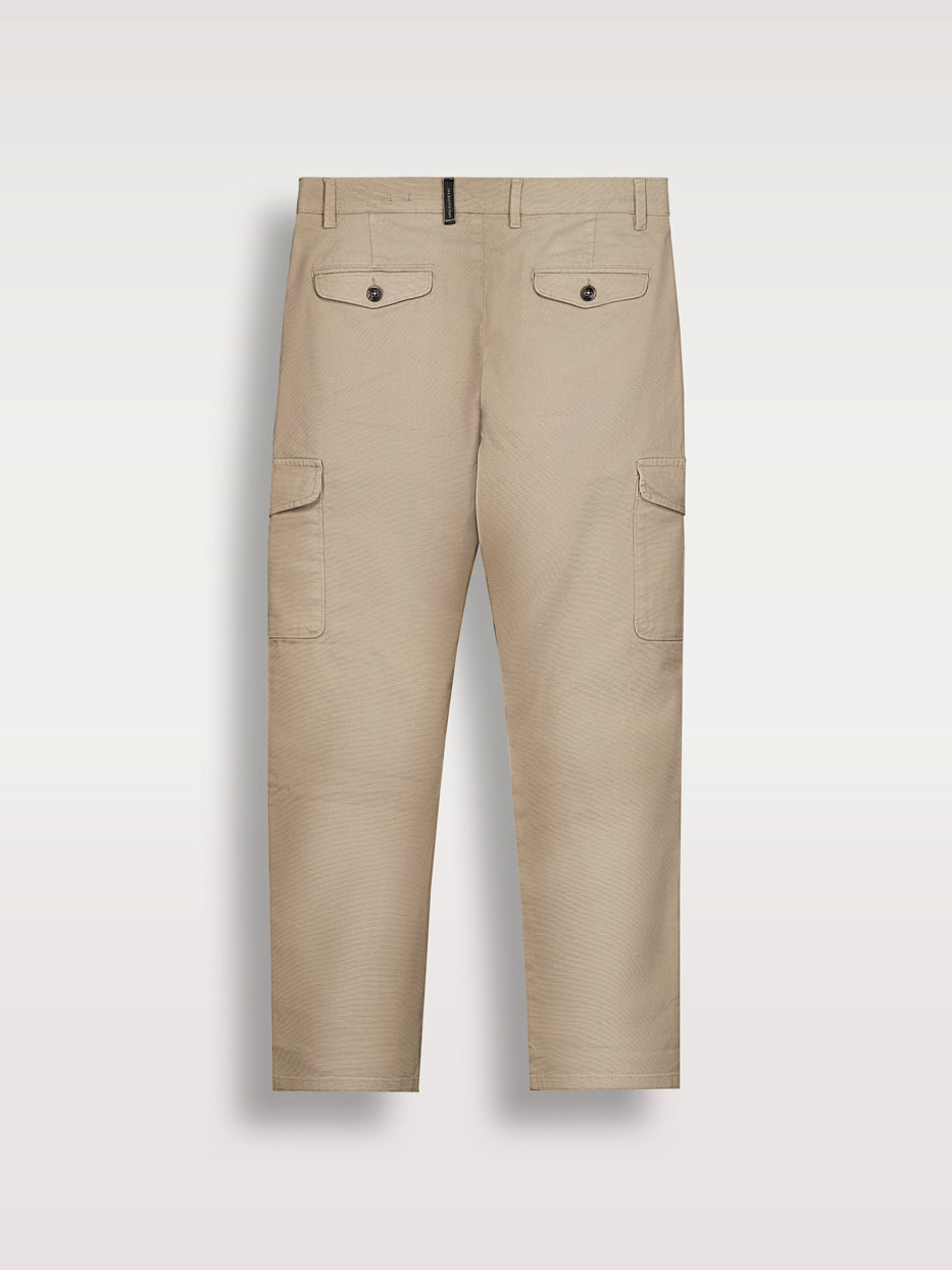 Pantalón slim fit chino cargo