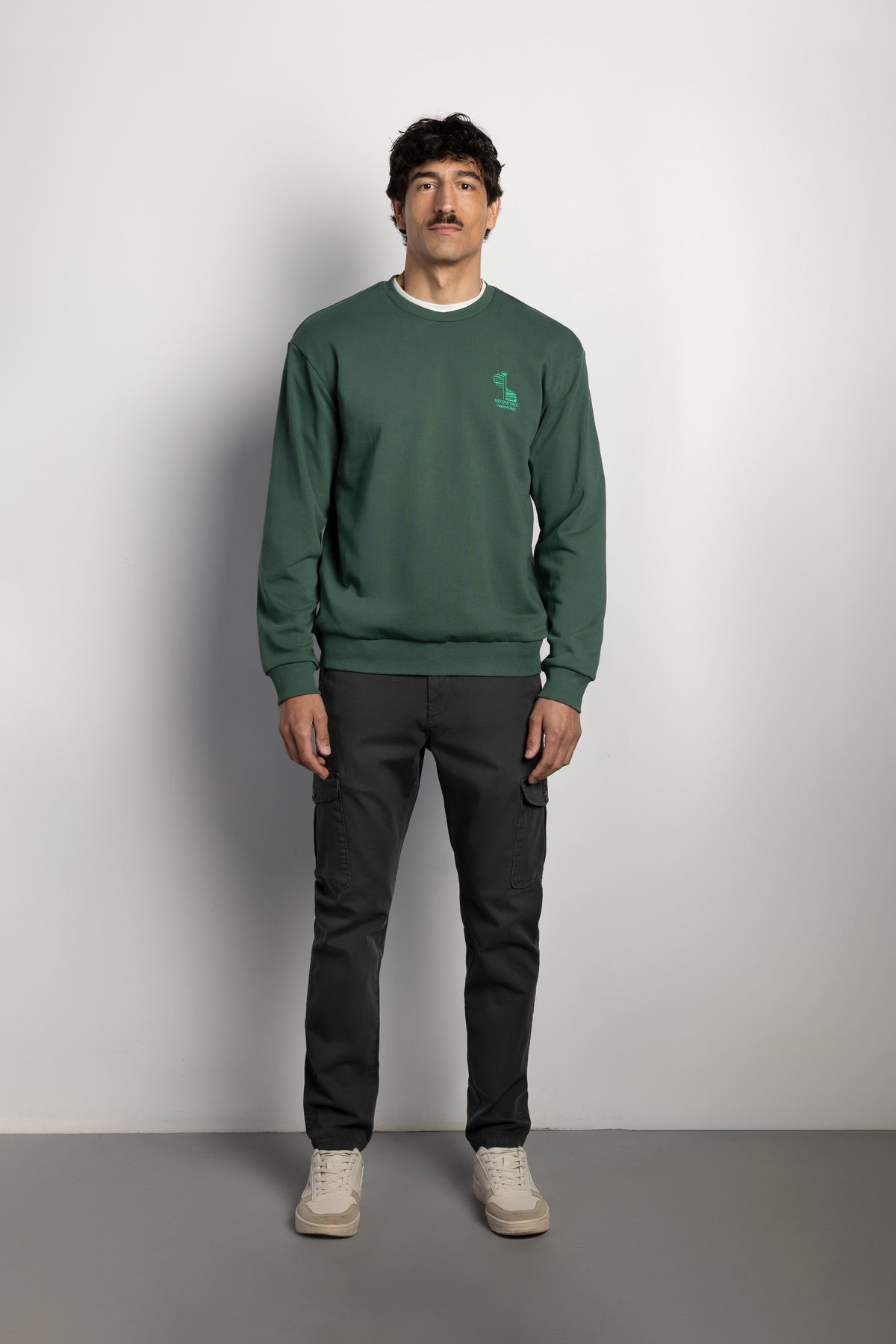 Pantalón slim fit chino cargo