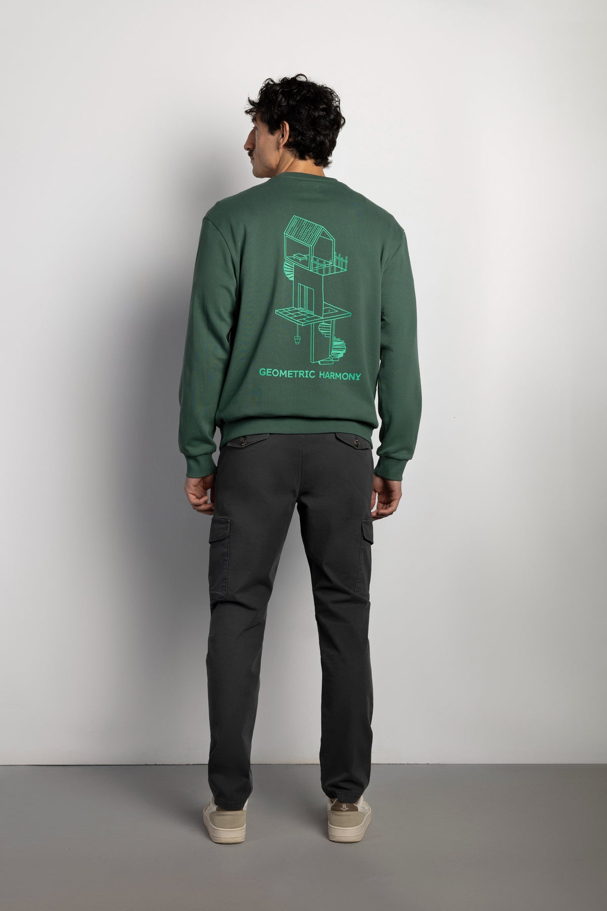 Pantalón slim fit chino cargo