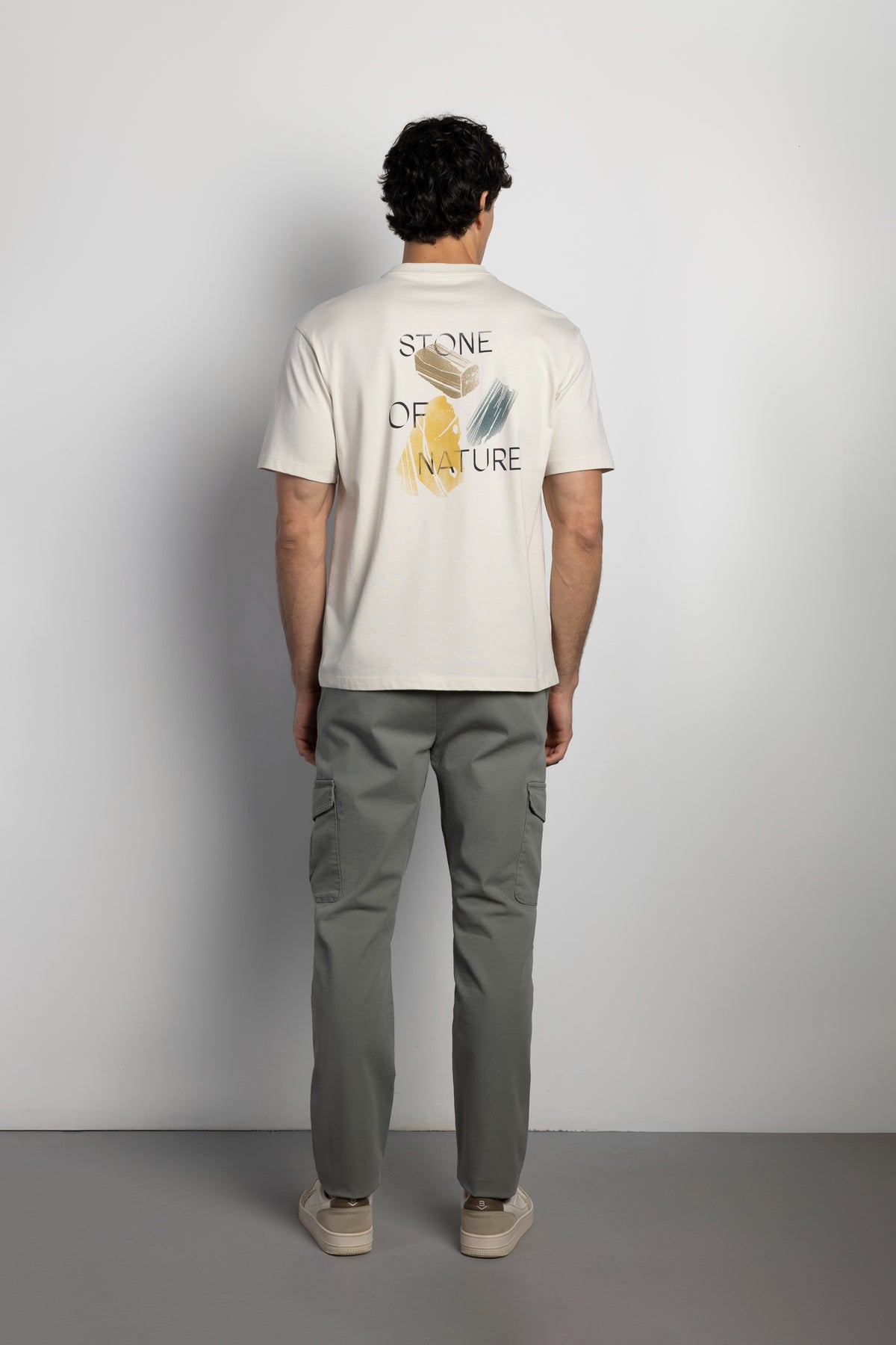 Pantalón slim fit chino cargo