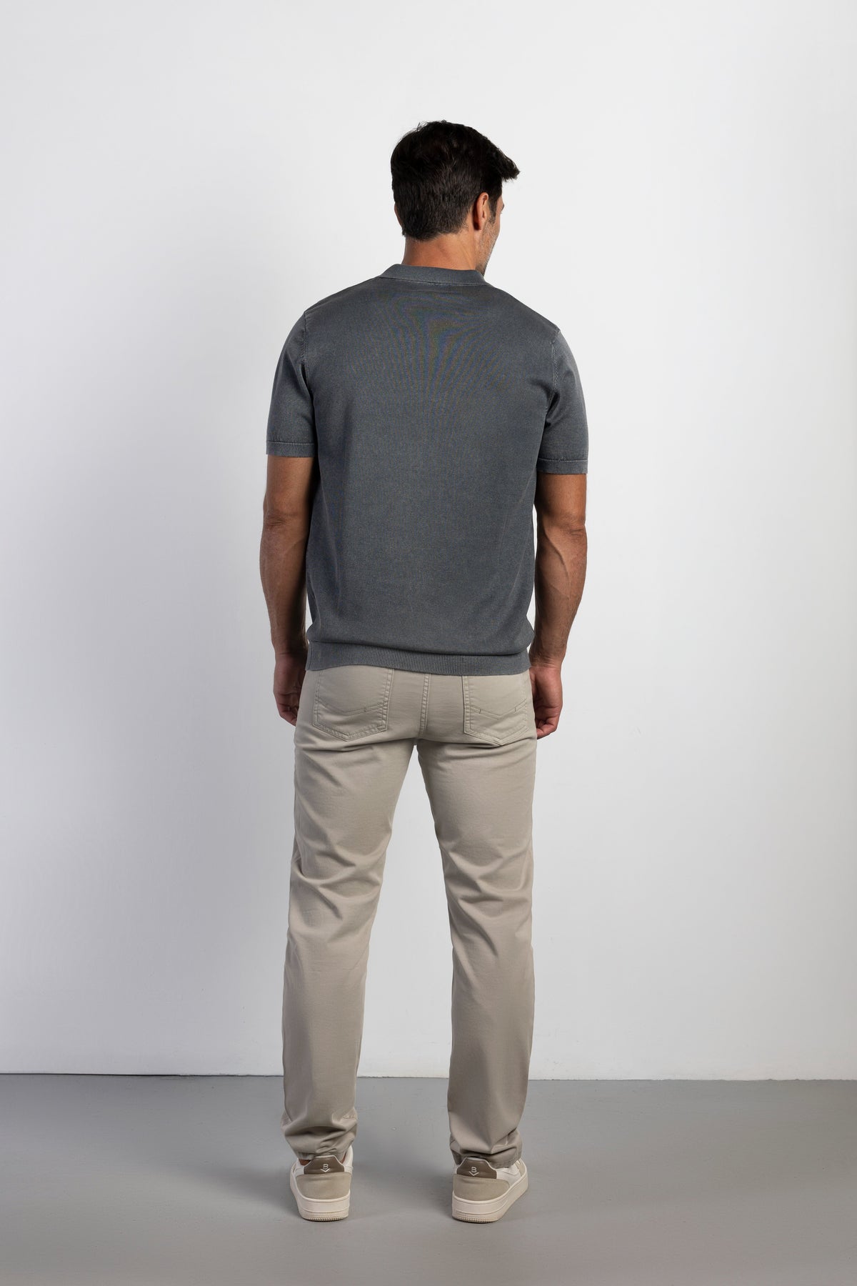 Pantalón slim fit sarga 5b