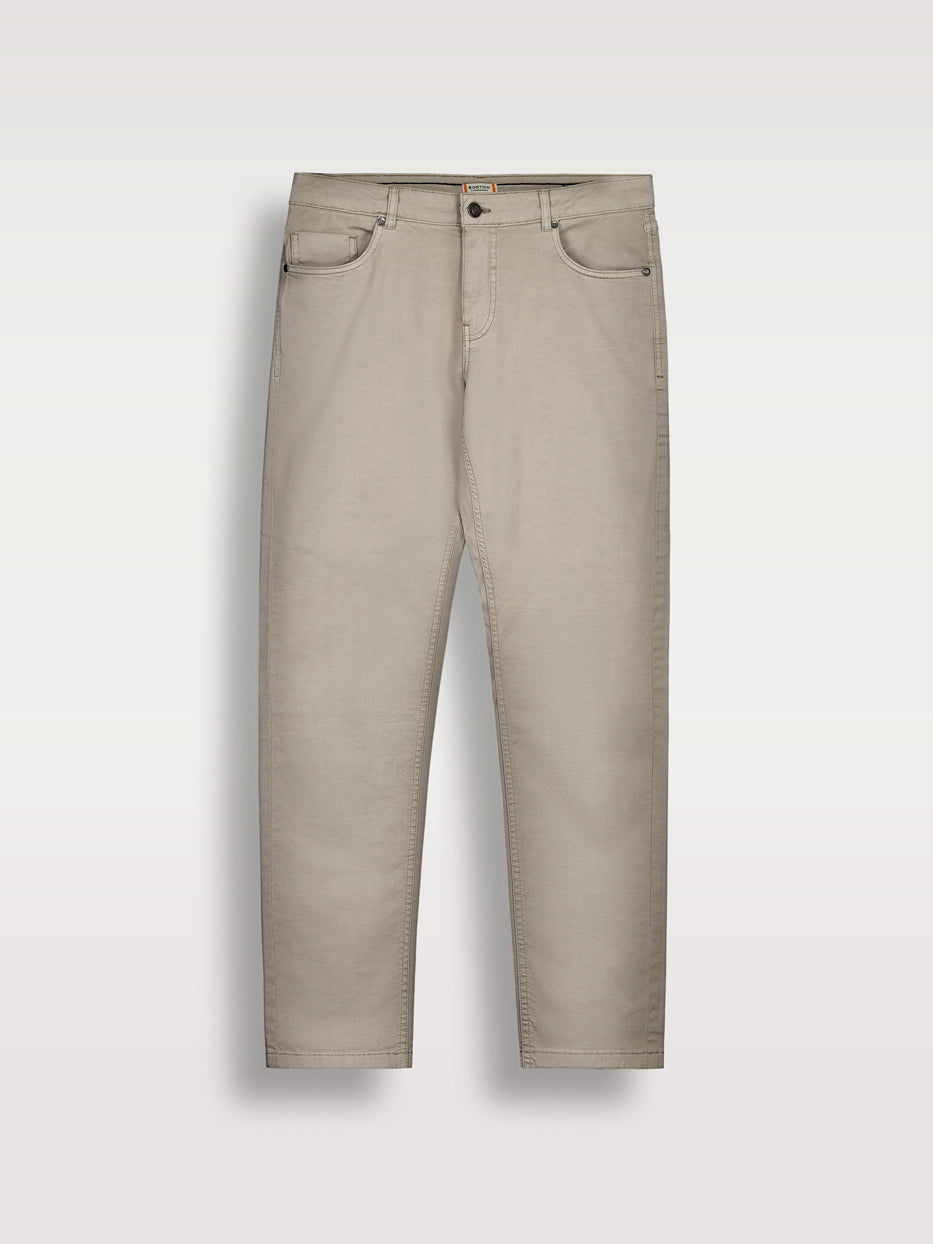 Pantalón slim fit sarga 5b