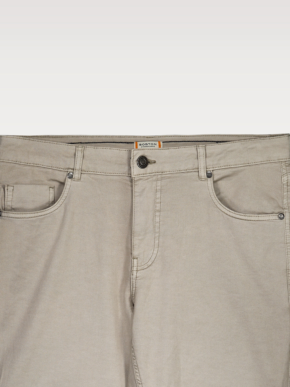 Pantalón slim fit sarga 5b