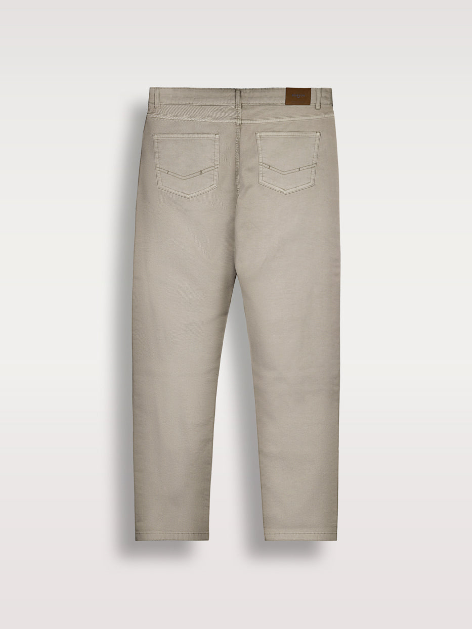 Pantalón slim fit sarga 5b