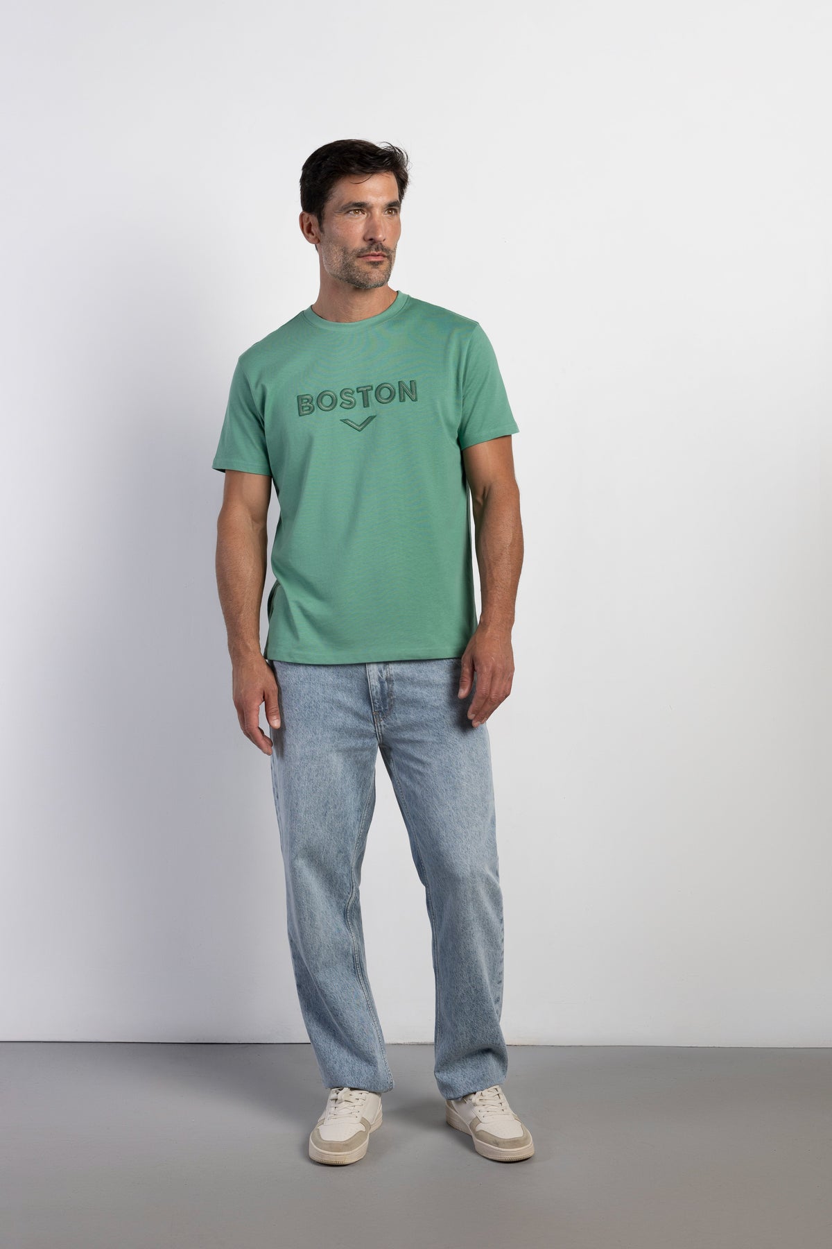 Pantalón tejano recto