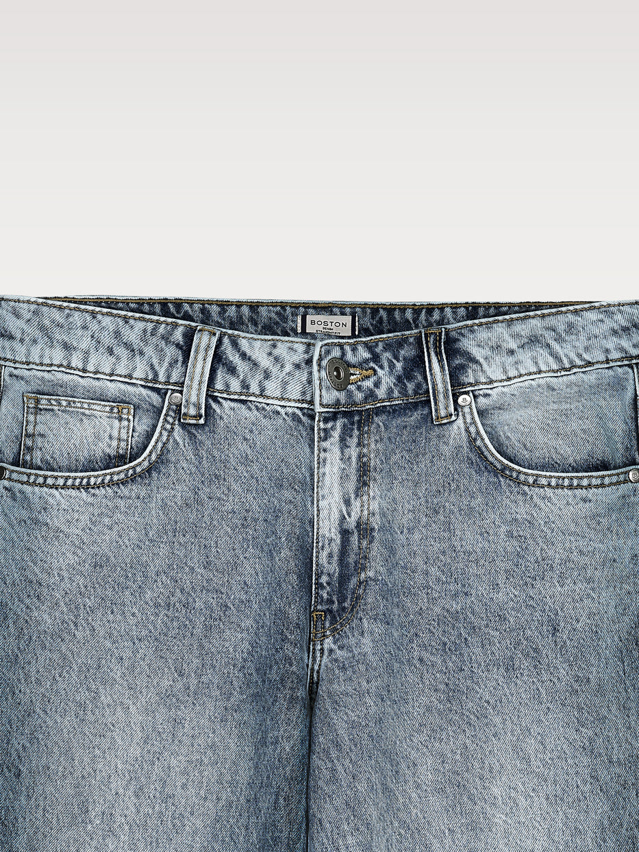 Pantalón tejano recto